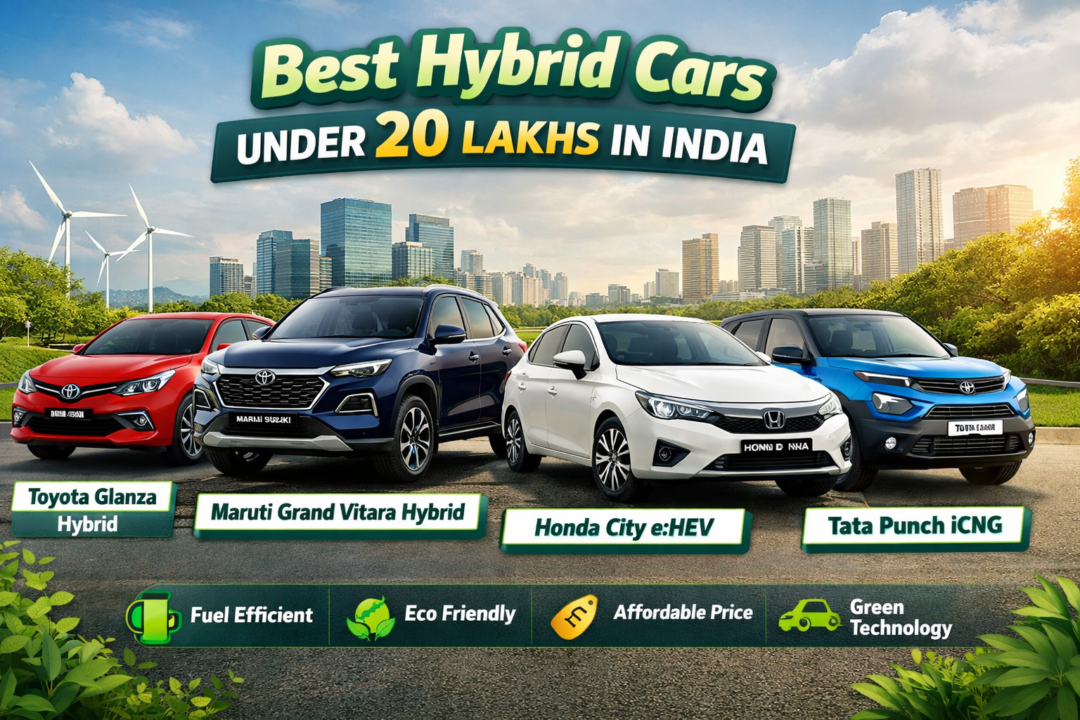 Best hybrid cars under 20 lakhs