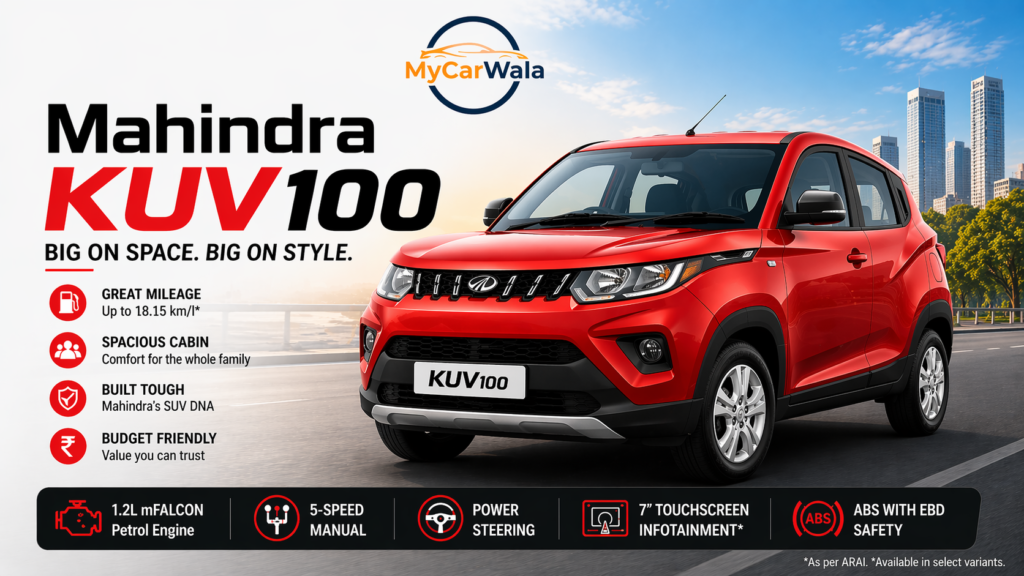 Mahindra KUV100: Compact and Urban-Friendly