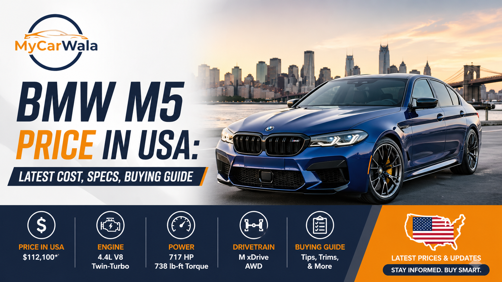 BMW M5 Price in USA: Latest Cost, Specs, Buying Guide