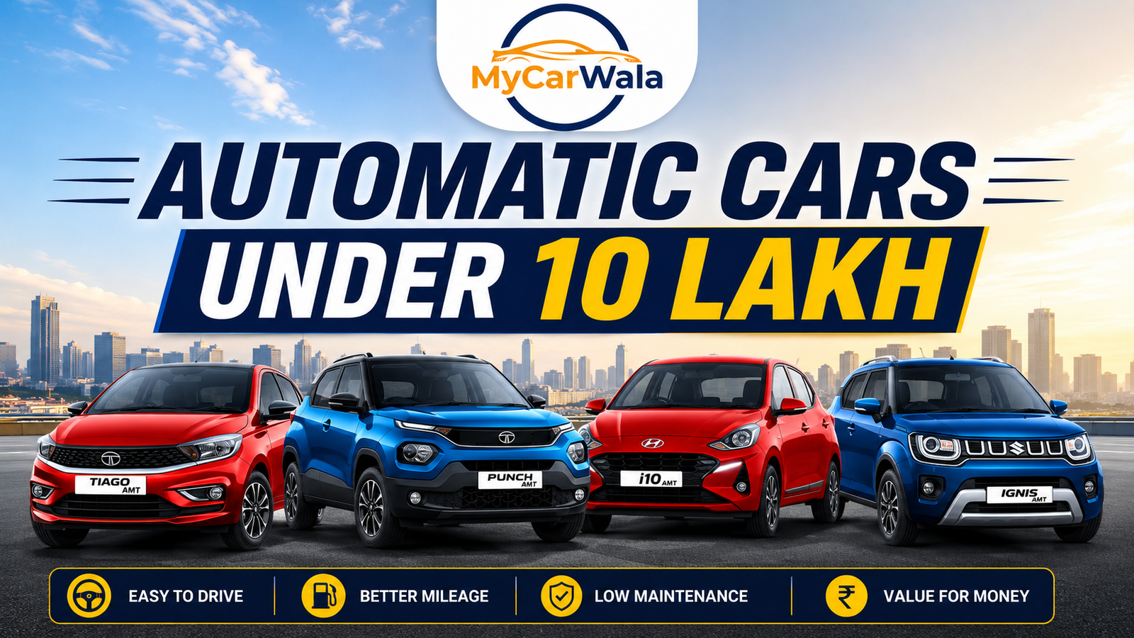 Automatic Cars Under 10 Lakh