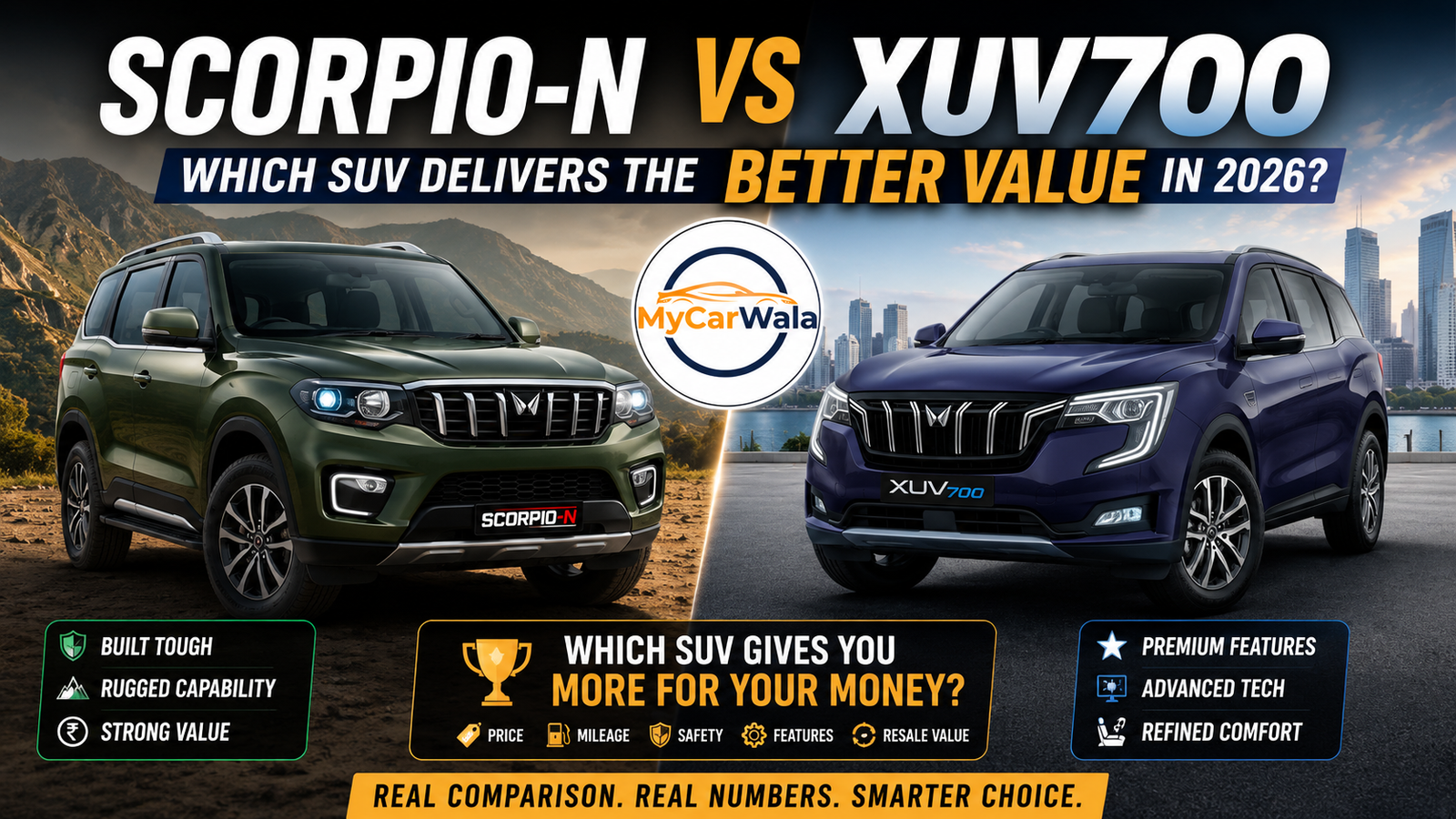 Scorpio-N vs XUV700: Which SUV Delivers the Better Value in 2026?