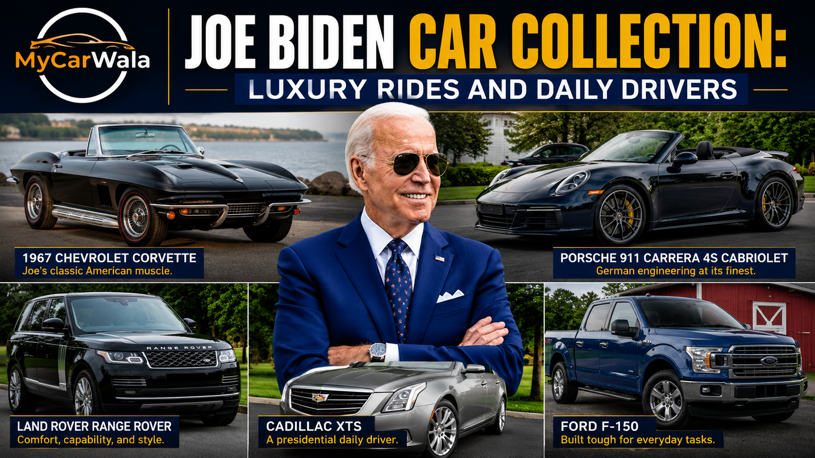 Joe Biden Car Collection: Luxury Rides and Daily Drivers 
